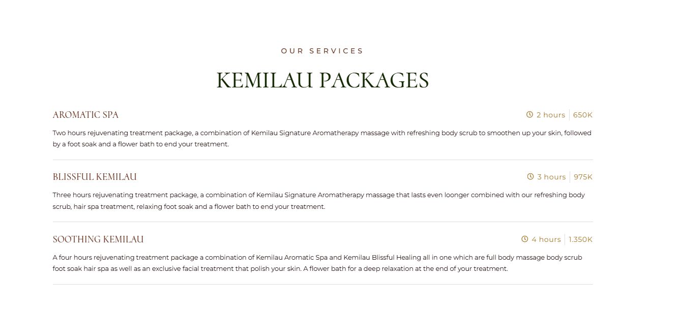 Kemilau spa_menu_picture