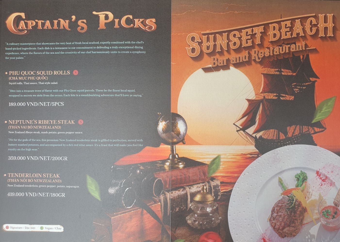 Sunset Beach Bar & Restaurant_menu_picture