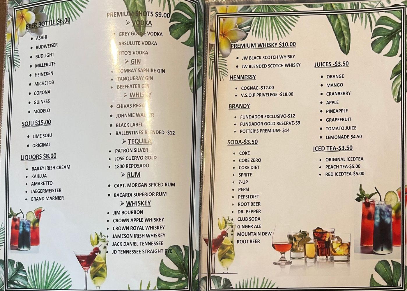 Plumeria Steakhouse_menu_picture