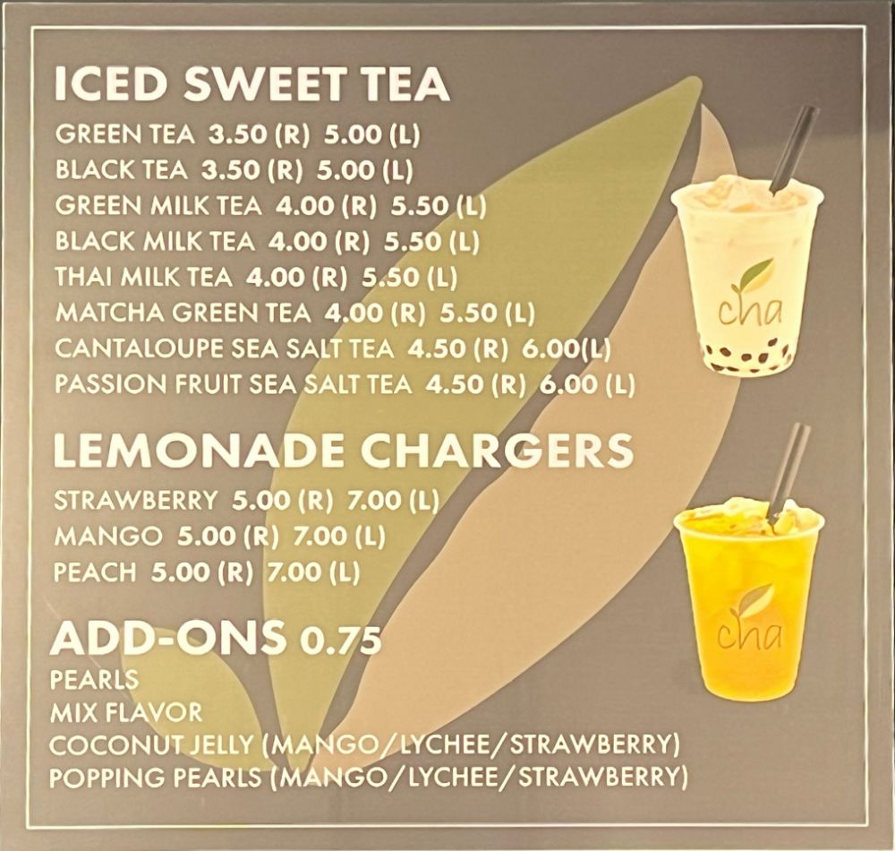 Cha Cafe & Bistro_menu_picture