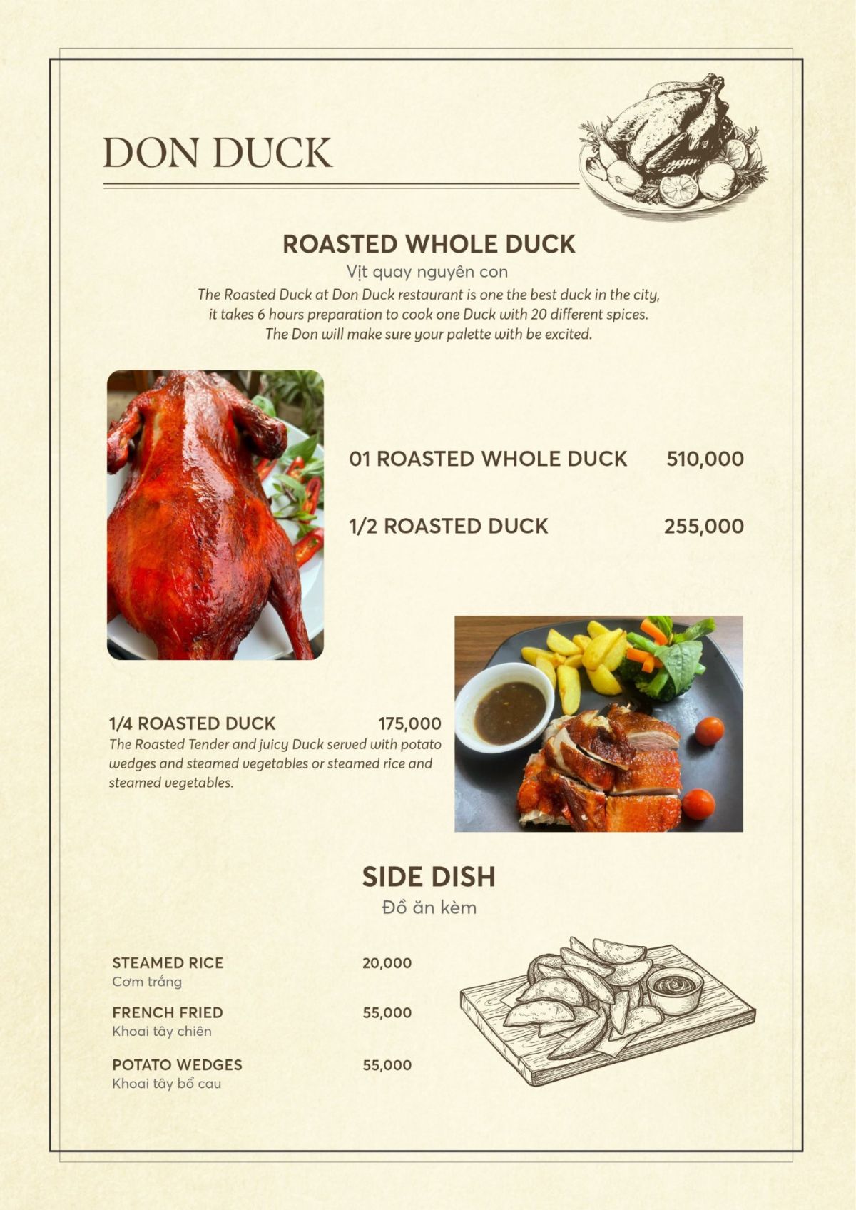 Don Duck Old Quarter Restaurant_menu_picture