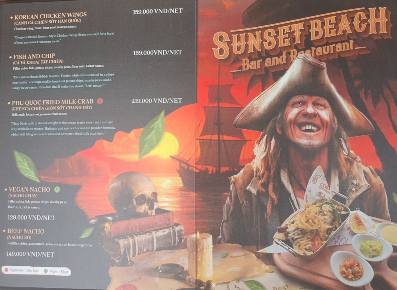 Sunset Beach Bar & Restaurant_menu_picture